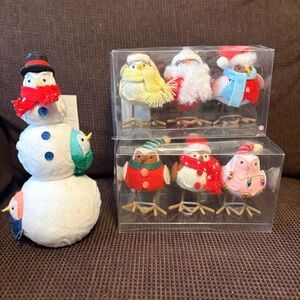 New! Feathery Friends & Snowman Stack and Set